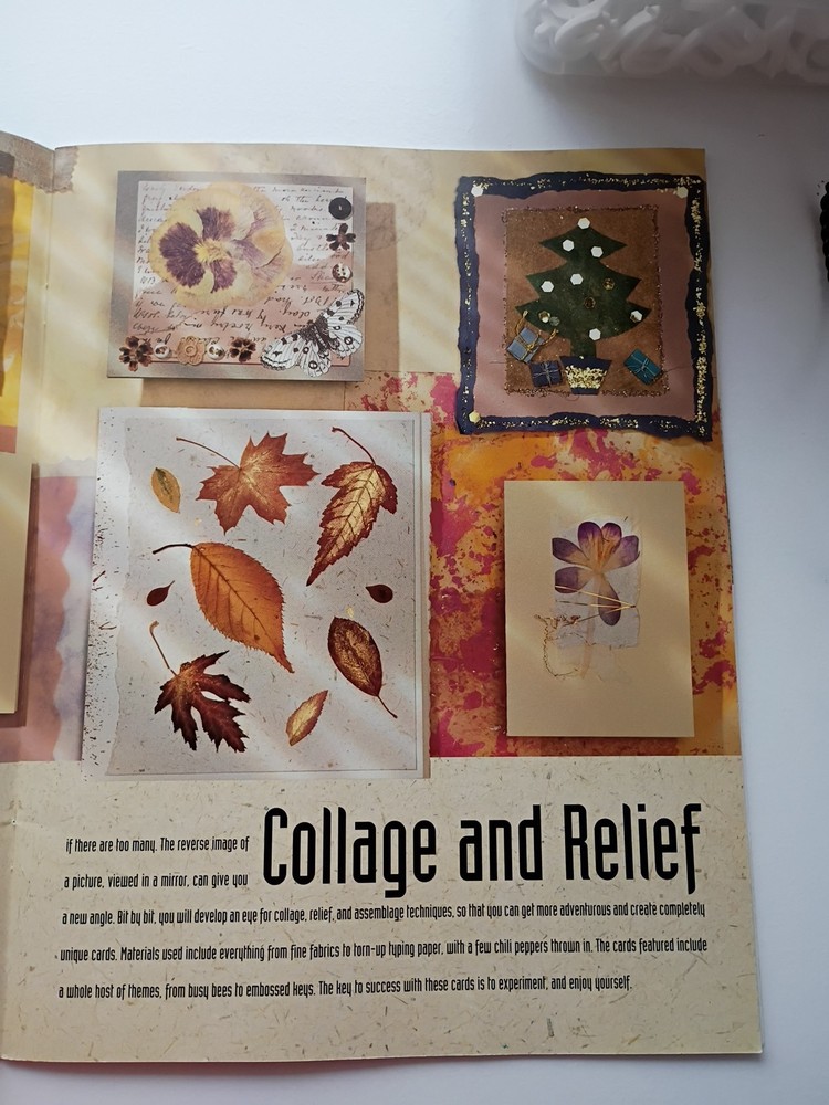 Glorious Greetings Collage & Relief Card Making Techniques Book Kate Twelvetrees