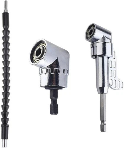 Detachable 90 Degree Screwdriver Right Angle Drill Attachment DIY Socket Adapter