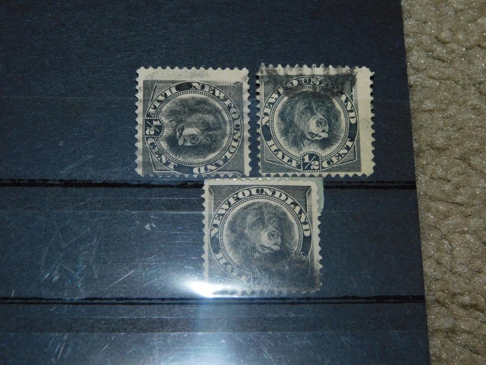CANADA, PROVINCE-NEWFOUNDLAND, SCOTT# 58 (3) USED