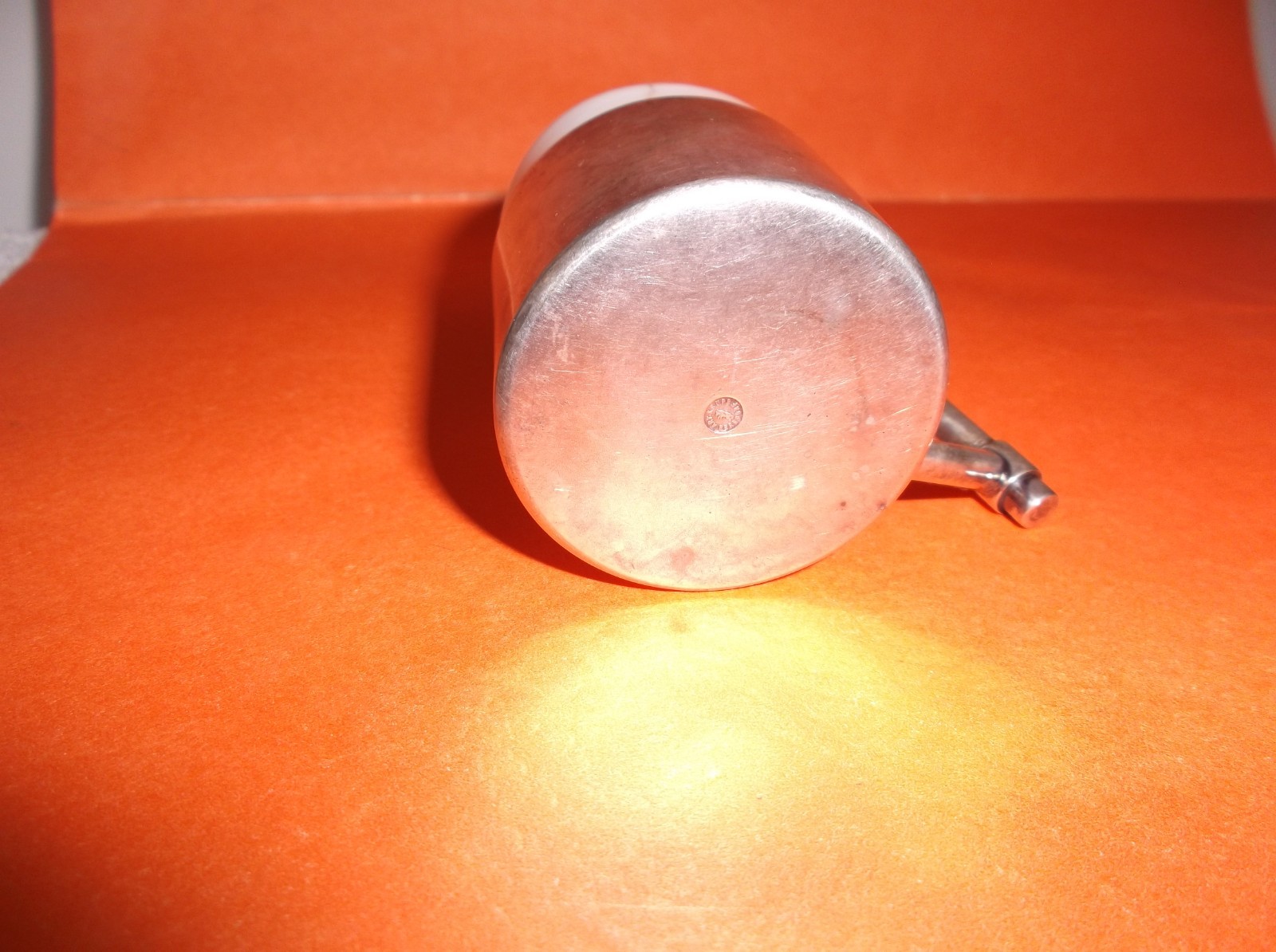 Vintage Silver Demitasse Espresso Cup by Krupp Berndorf, Original Liner