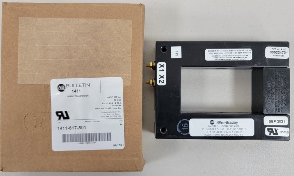 ALLEN BRADLEY 1411-617-801 Current Transformer New Open Box