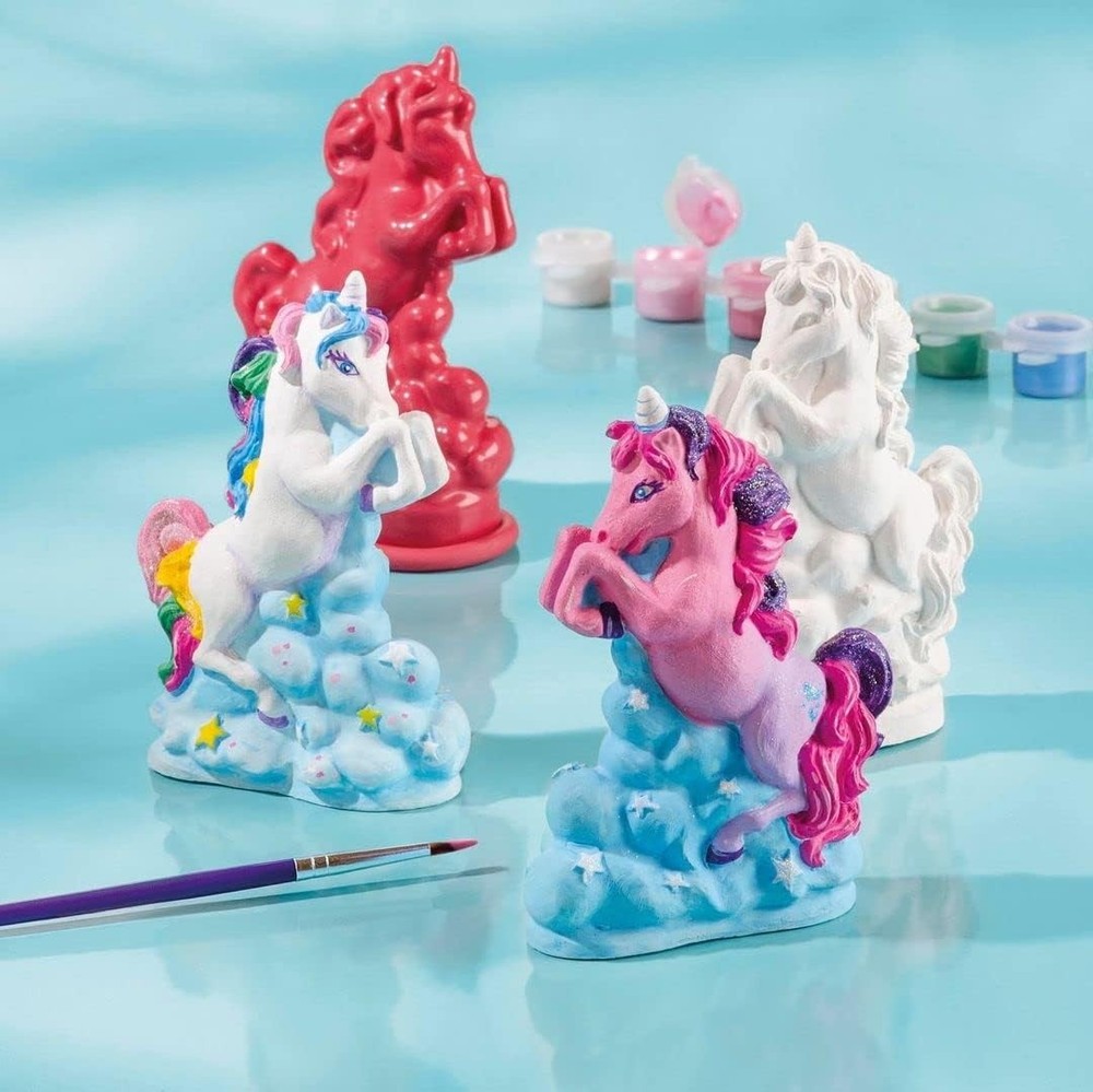 Totum 71070 Licorne Creative Kit Moulding – Create Your Plaster Unicorns, Multic