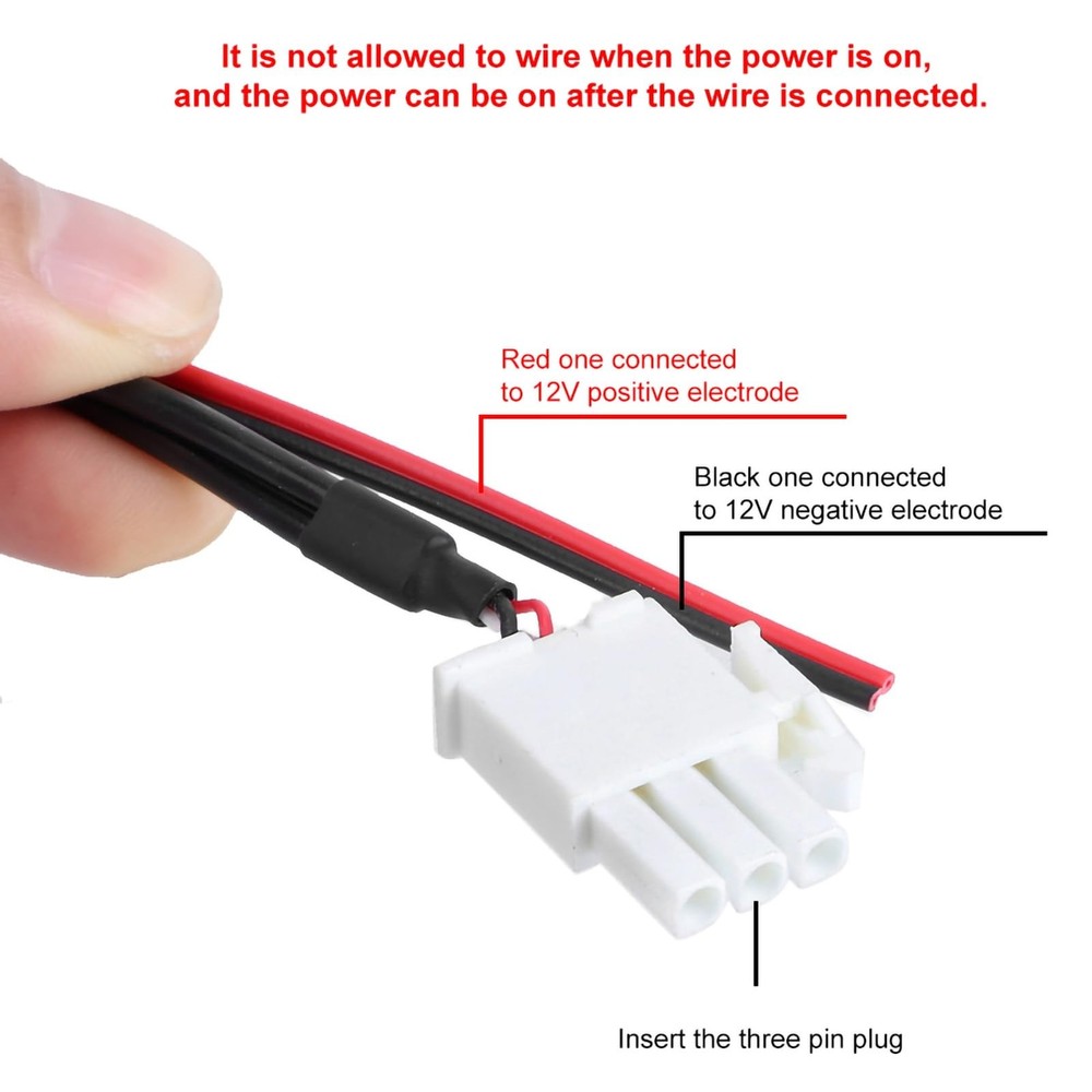 Acouto Module Bluetooth gl1800-3-Pin AUX Cable Normal, Black