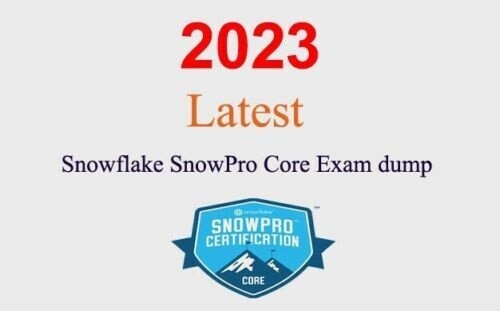 Snowflake SnowPro Core dump GUARANTEED (1 month update)