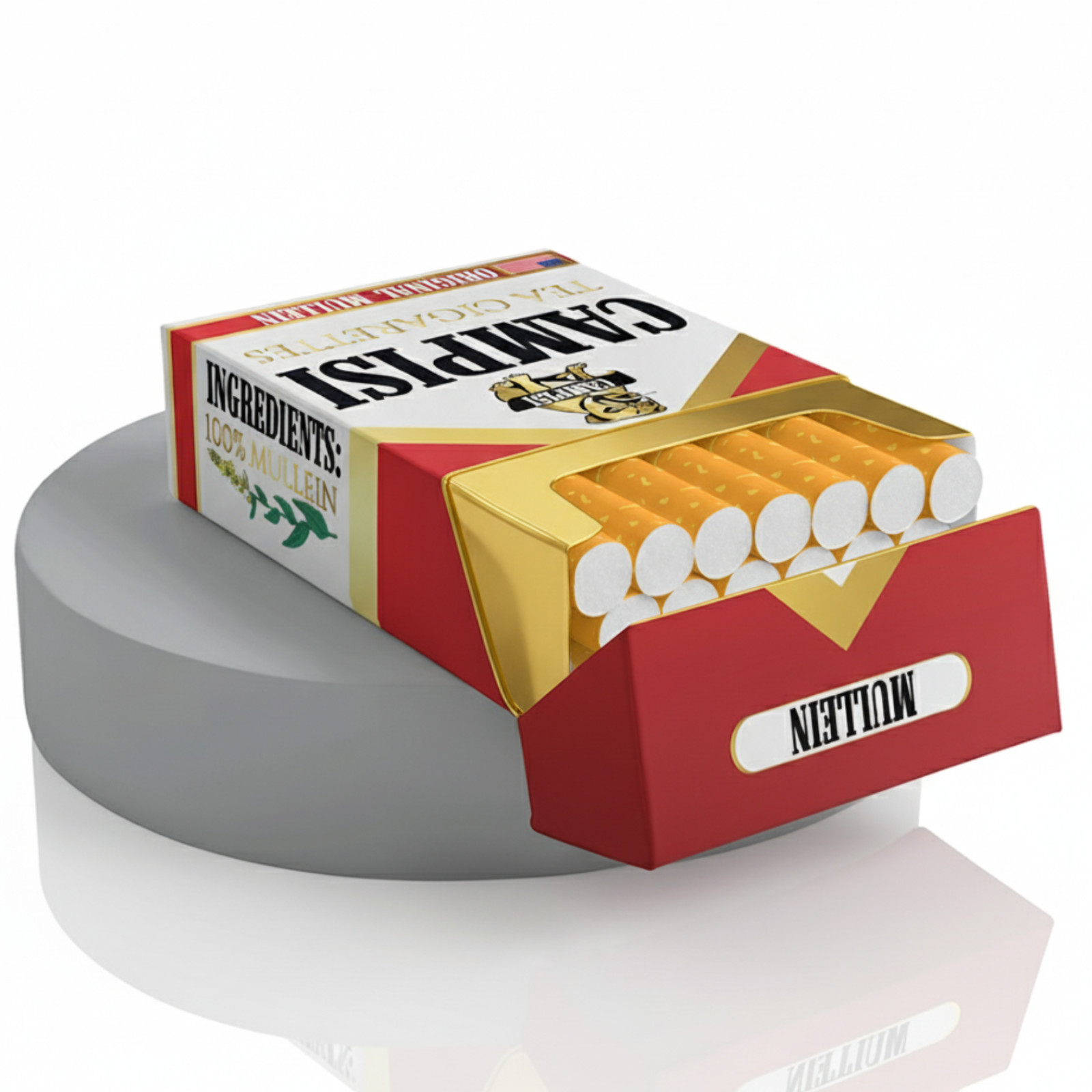 Campisi Original Mullein Tea, Nicotine Free, Tobacco Free, Cessation aid, detox