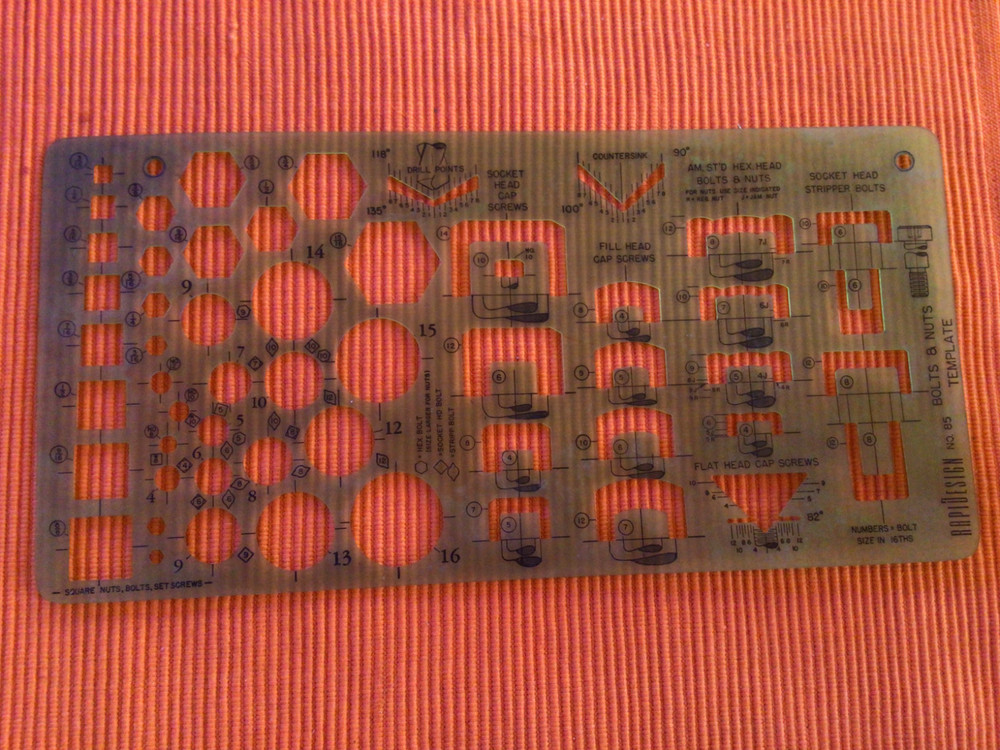 RAPIDESIGN Bolts & Nuts Template #85 Socket timely eclipse PICKETT LOT