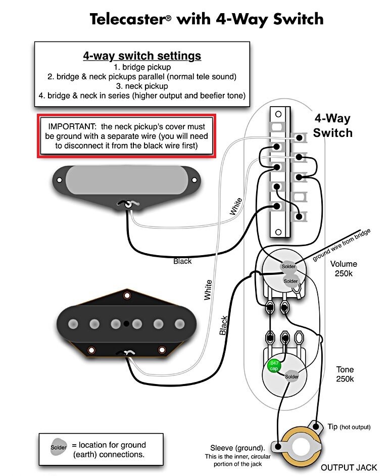 Tritan Telecaster 4 way Switch NEW!!