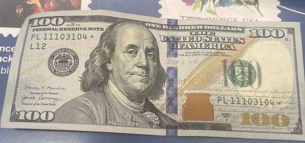 Rare 2017A * $100 Note