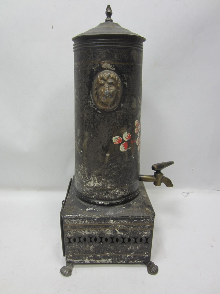 Antique Tole Ware Tea Warmer