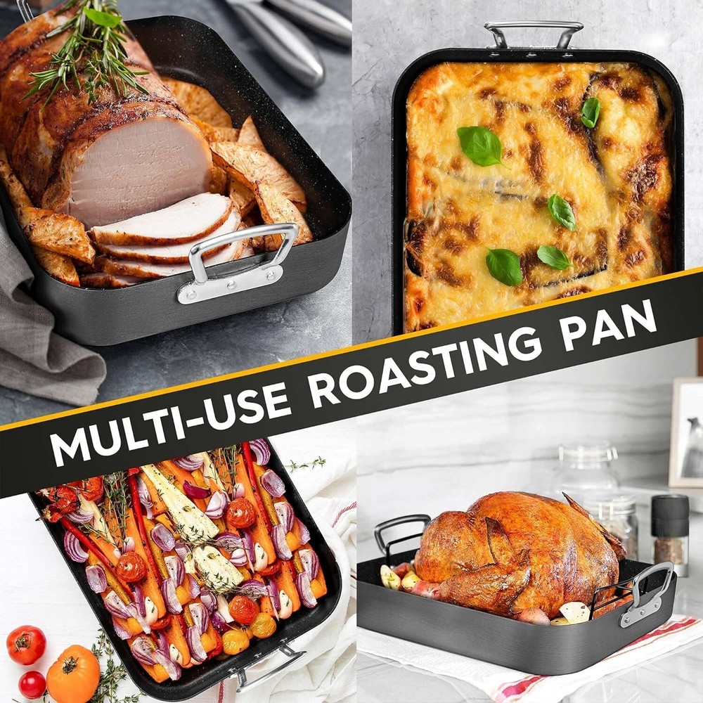 MICHELANGELO Roasting Pan with Rack