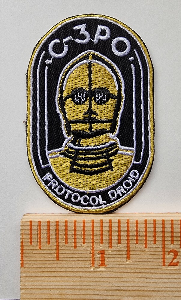 Iron On Patch featuring Protocol Droid C-3po Star Wars