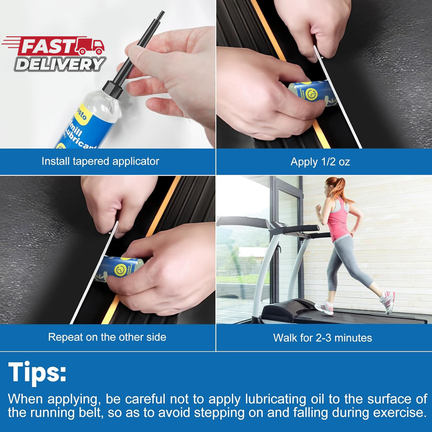 Treadmill Lubricant for Belt, 100% Silicone Treadmill Belt Lubricant, Treadmill