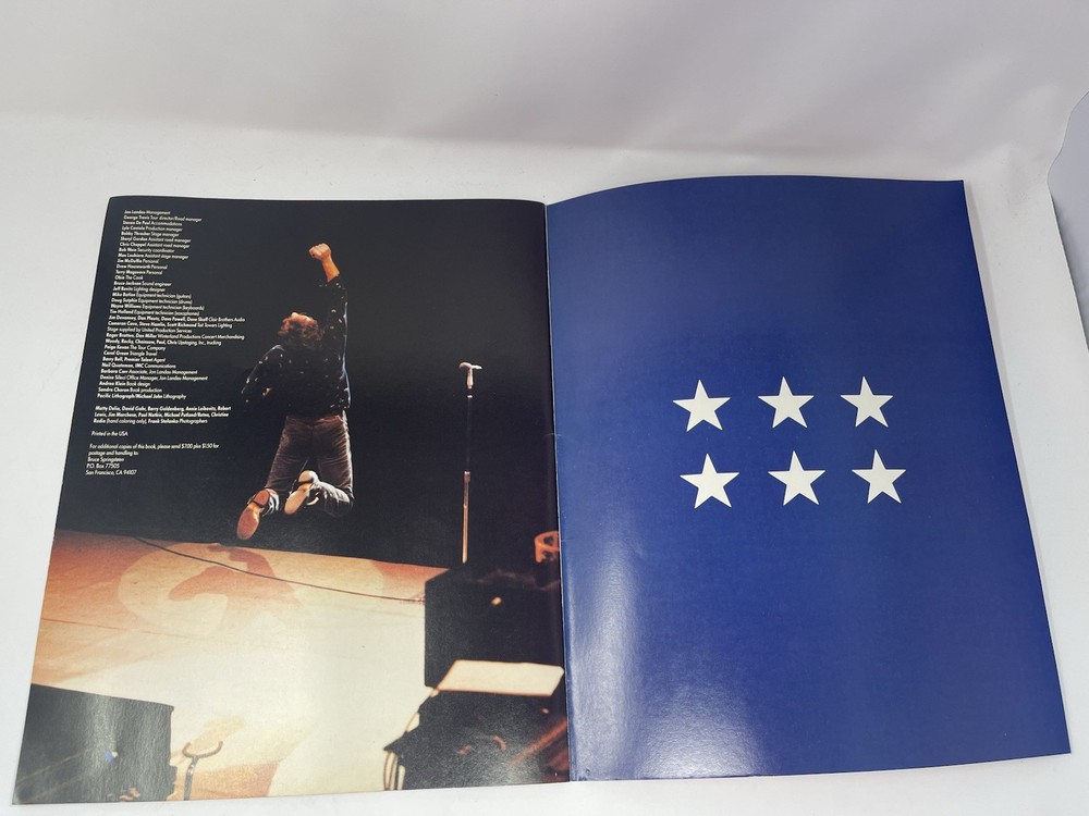 BRUCE SPRINGSTEEN “ BORN IN THE U.S.A. TOUR “ PROGRAM