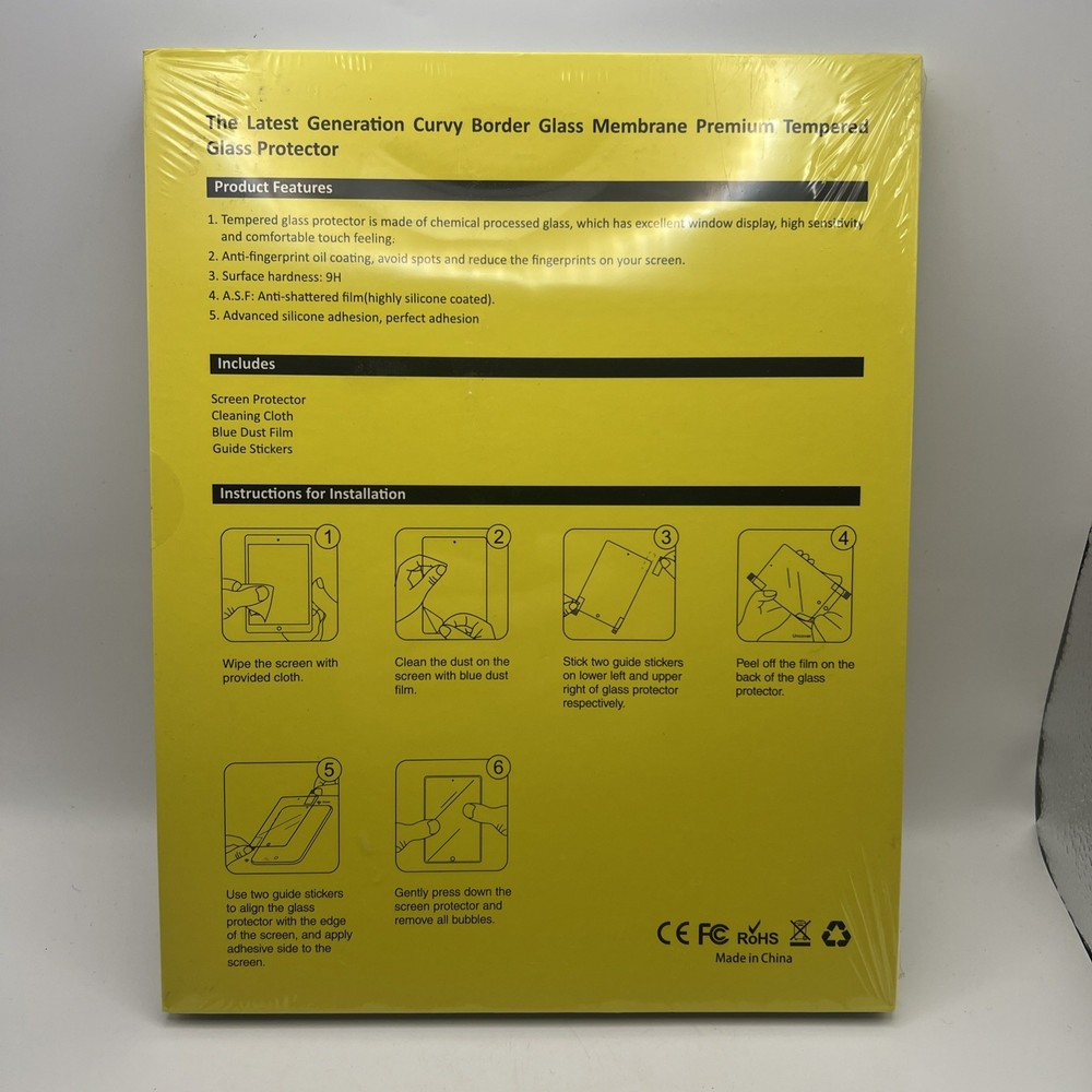 New JETech Tempered Glass Screen Protector iPad Pro 9.7