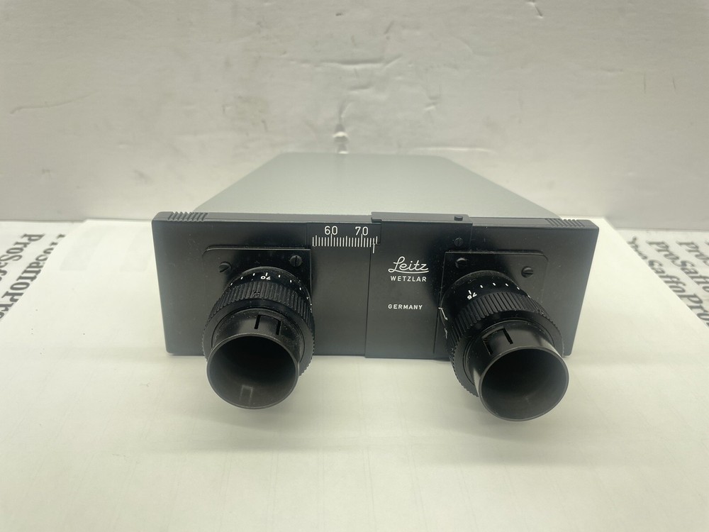 Leitz Wetzlar Binocular Microscope Head for HM LUX DIALUX MINT