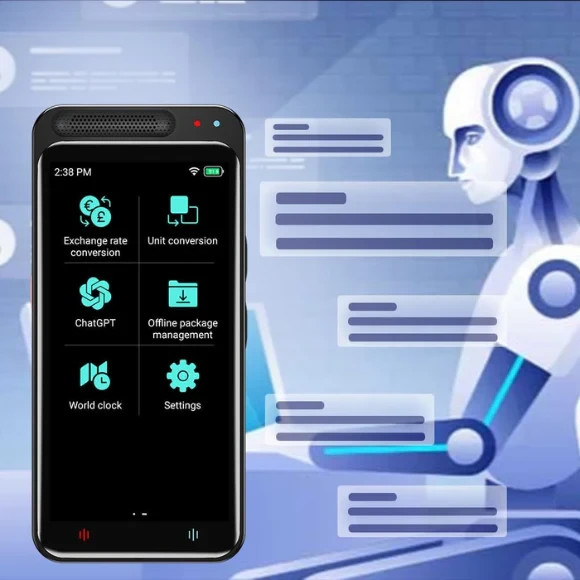 Portable Language Translator Device 138 Languages 4.1" Touch Real Time Offline