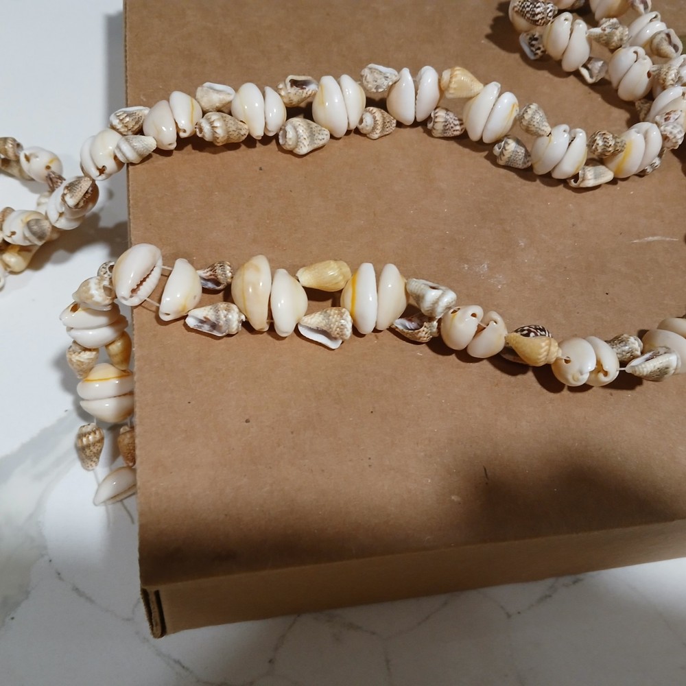 Broken Sea Shell Necklass With Small Holed SeaShells