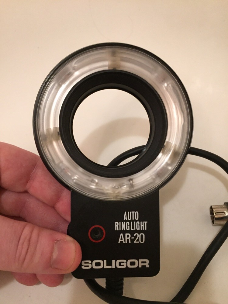 Soligor Auto Ringlight AR-20 Flash For Camera Photography Free Shipping