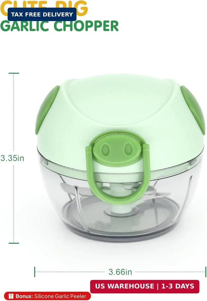 Multifunctional Vegetable Chopper & Manual Food Processor - Kitchen Gadgets with