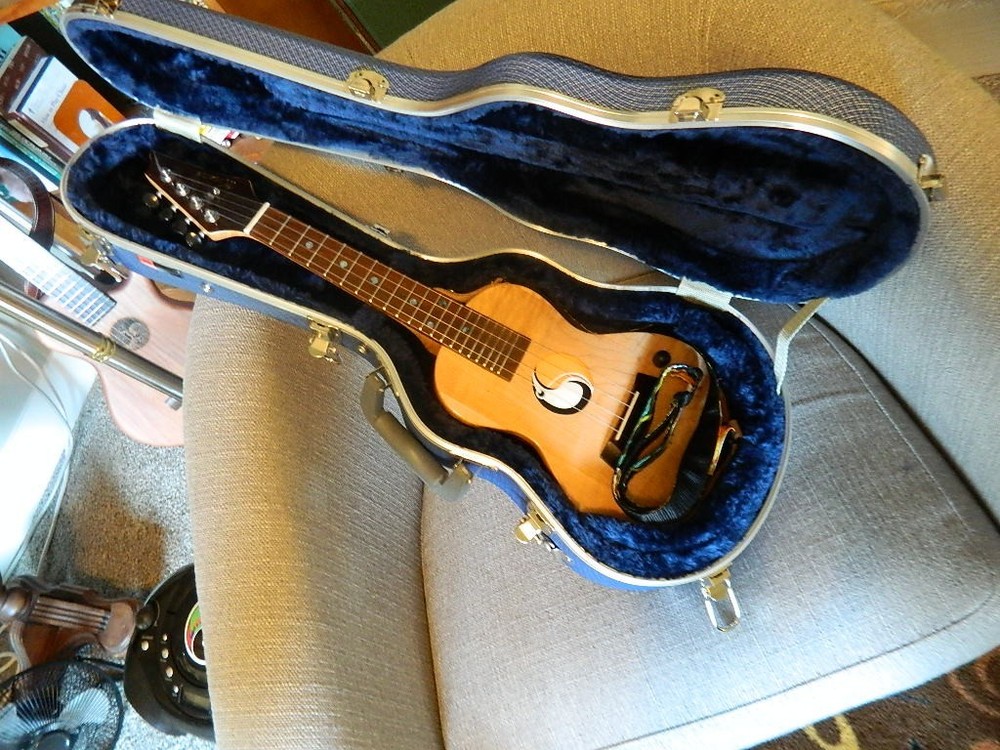 Electric, Silent, Solid Body, Concert Ukulele