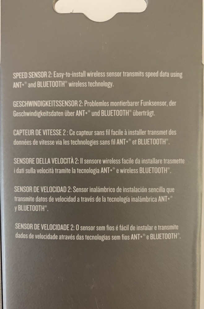 Barmin Speed Sensor 2 Bluetooth Wireless