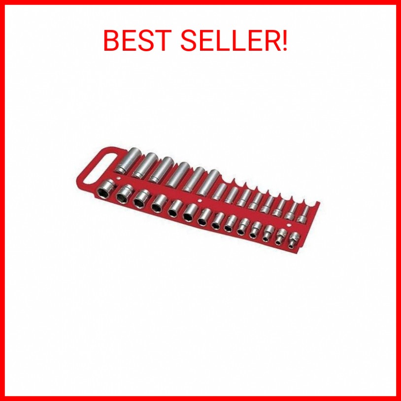 Lisle 40200 Red 3/8" Magnetic Socket Holder