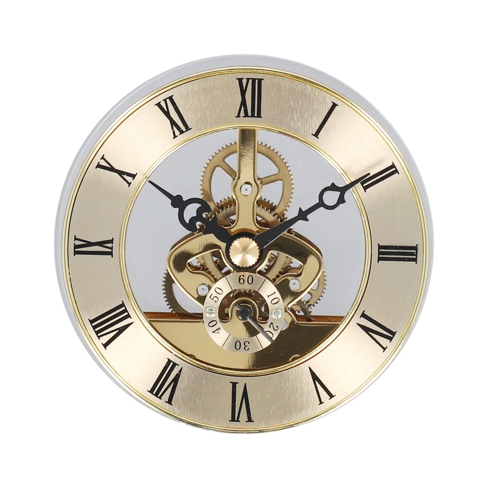 DIY Skeleton Clock Insert Roman Numbers Diameter Quartz Movement 86mm