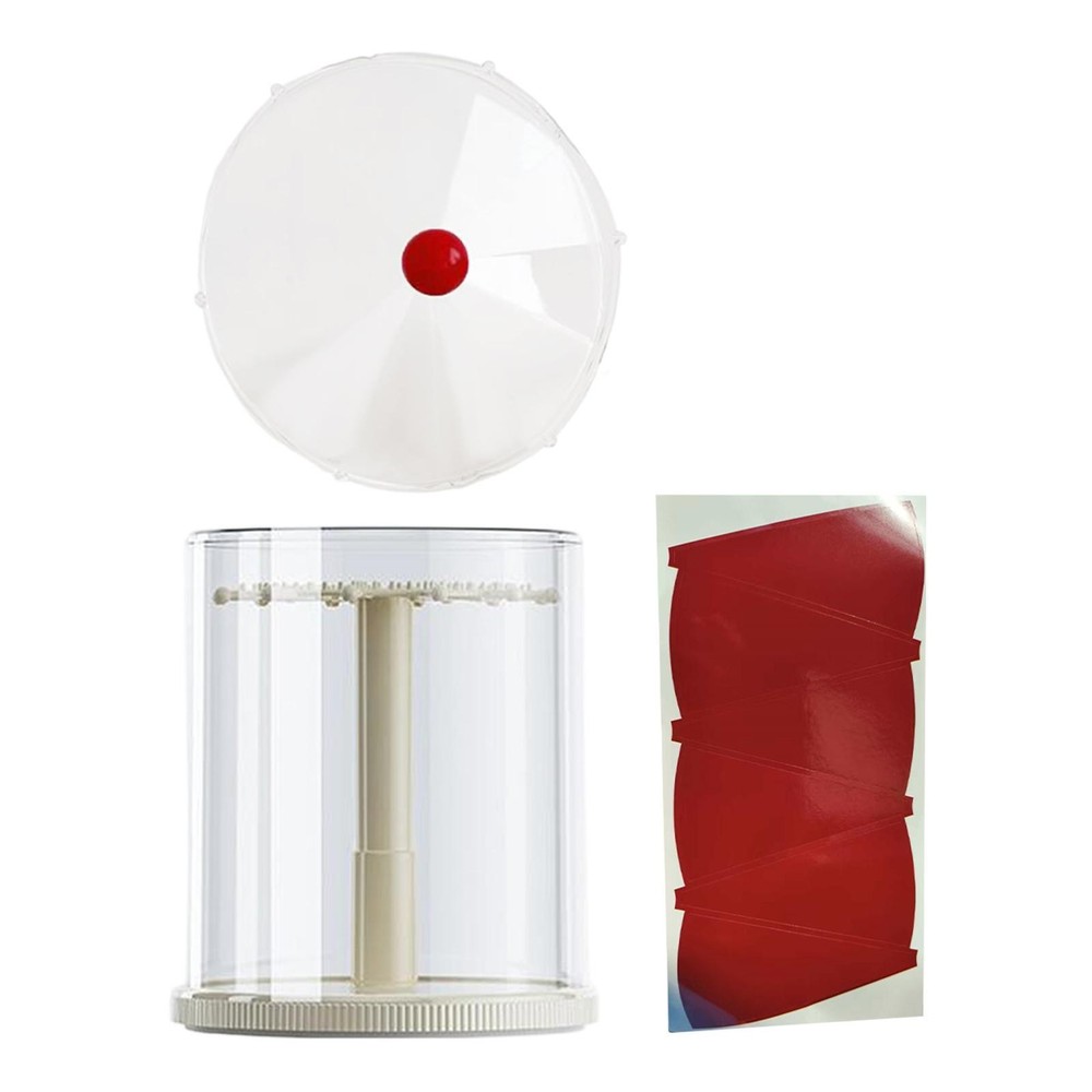 Rotating Clear Figure Display Case Organizer Gift Portable Space Saving Showcase