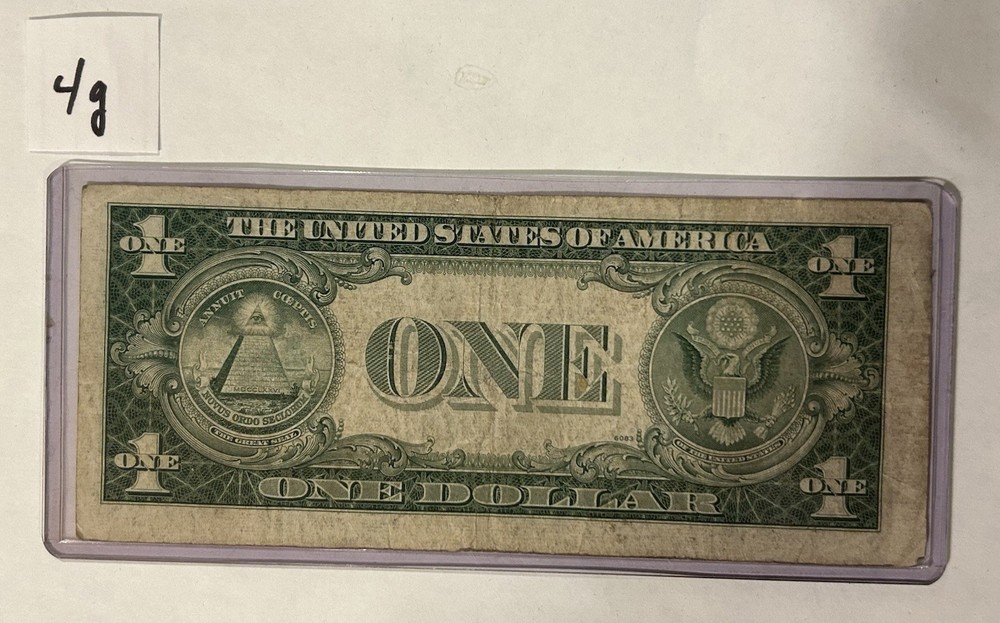 1935 f silver certificate dollar