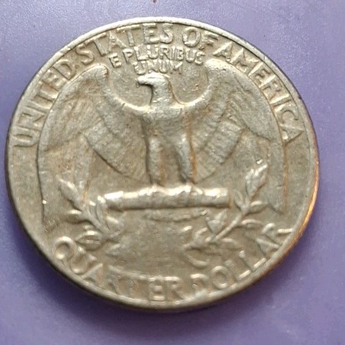 ERROR VNT 1968D Quarter Greese Error Missing Branch And A,R,T,E FROM QUARTER