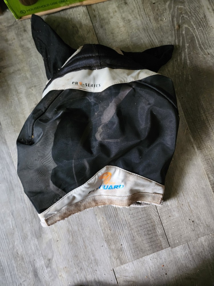 Horse Fly Mask with Ears and Forelock Pull-Through Design