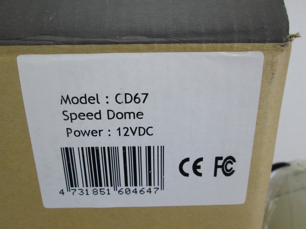 New NOS EMC LVD Speed Dome Security Camera Model CD67