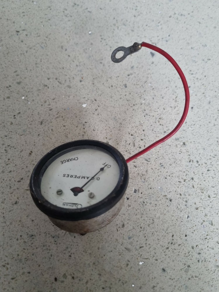 Vintage Oldham Amperes Meter