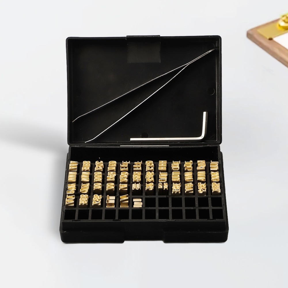 Coding Machine Printing Font Copper Character Printing Accessories Typography