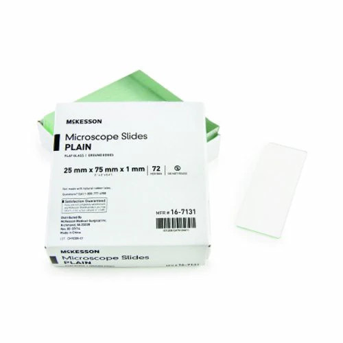 Microscope Slide McKesson 1 X 3 Inch X 1 mm Plain Case