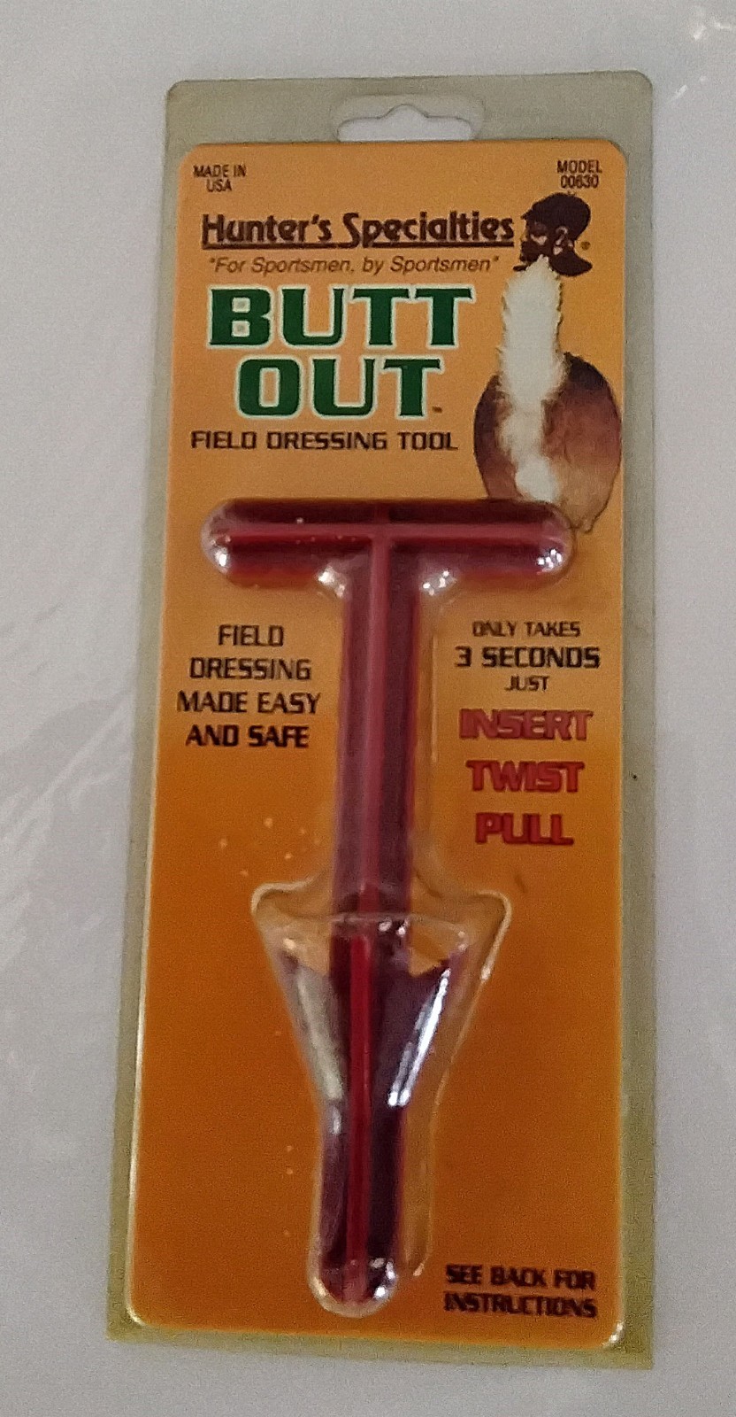 Hunters Specialties Butt Out Big Game Field Dressing Hunting Tool Large