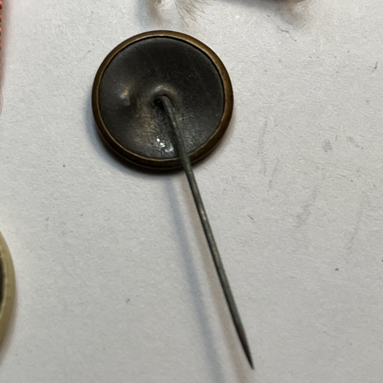 Lot of 4 Original WWI US WELCOME BUDDY V Victory Good Girl Mass MA Button Pin