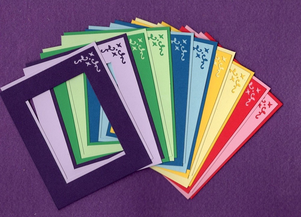 Frames 4 scrapbooking paper piecing scrapbook cards
