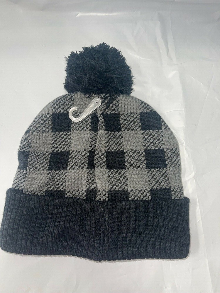 iXtreme Boys' Buffalo Check Hat Black 4-7