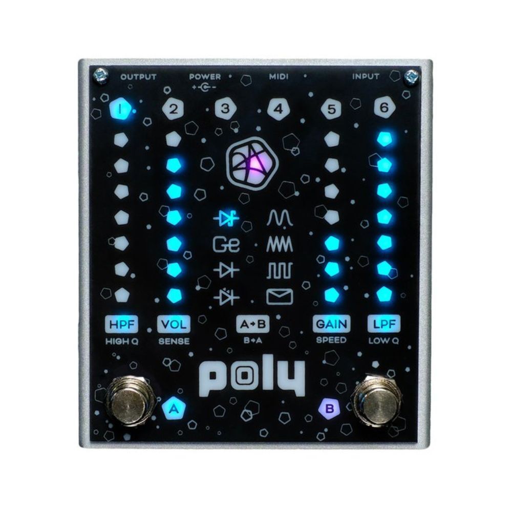 Used Poly Effects Josh Smith Flat V Overdrive Pedal