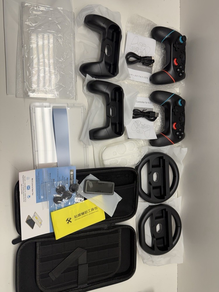 18-in-1 Accessories Bundle for Nintendo Switch with Carrying Case & Controllers