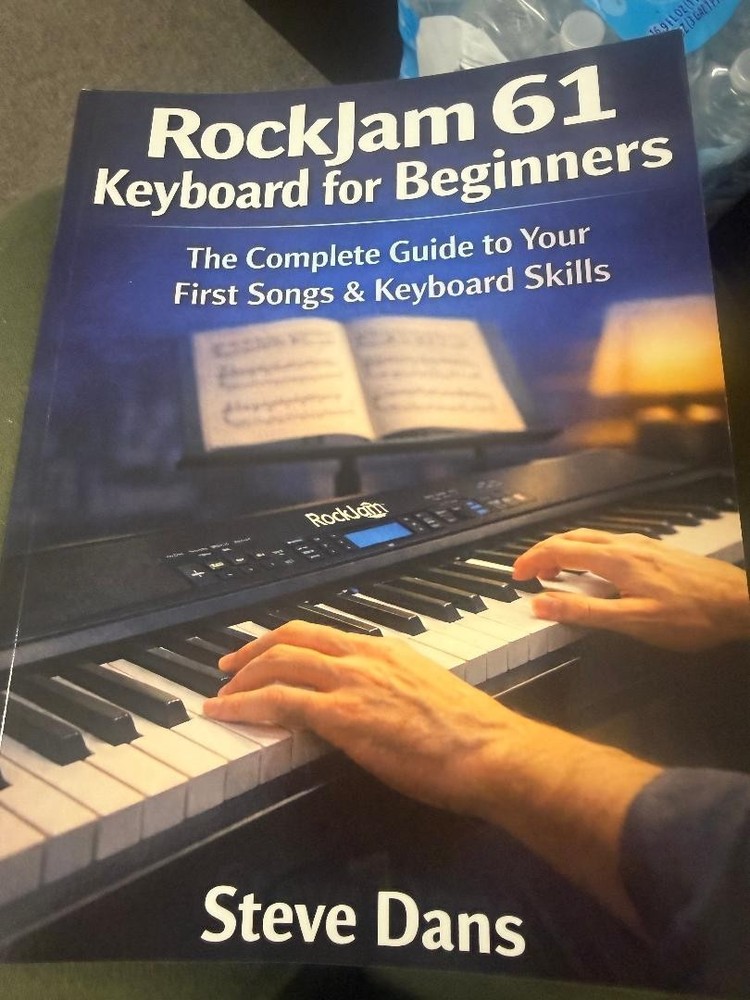 Rockjam 61 Keyboard for Beginners Steve Dans /book