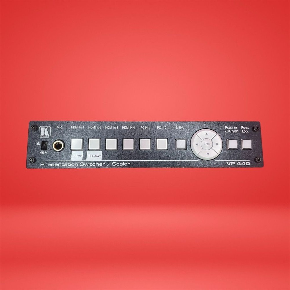 Kramer VP-440 Presentation Switcher/Scaler Black HDMI/PC Audio Inputs