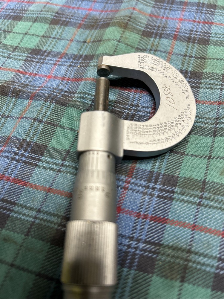 Brown & Sharpe Swiss Made Micrometer 0-1”