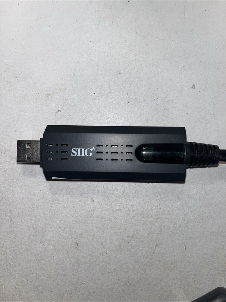 SIIG USB TO S-VIDEO AUDIO CABLE