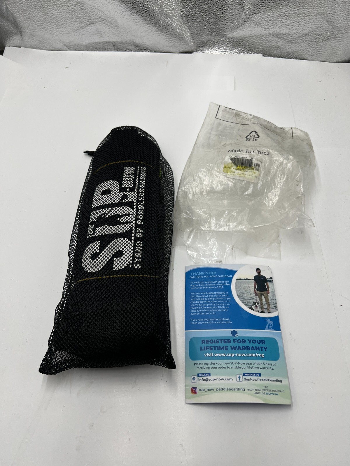 SUP-NOW Paddleboard Carrier Strap to Carry Stand Up Paddle Board Nylon Black