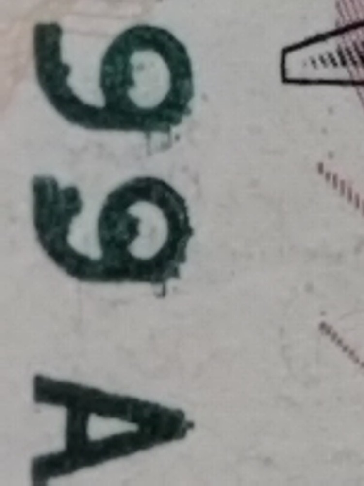 $10 2017A ERROR Over Inked BOTH Serial Numbers & Ink Transfer Reverse (Lot4055)