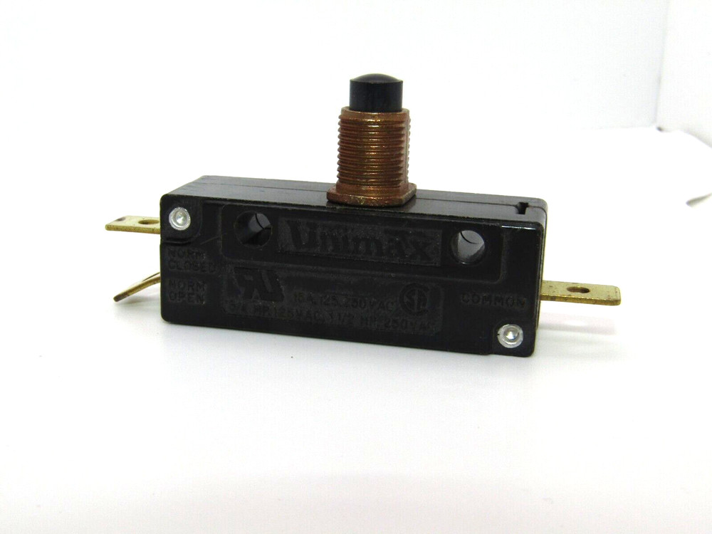 Unimax Snap Action Limit Switch / Button Plunger C&K NOS