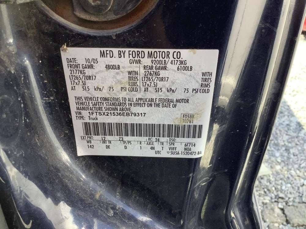 F250SD 2006 Glove Box 4708083
