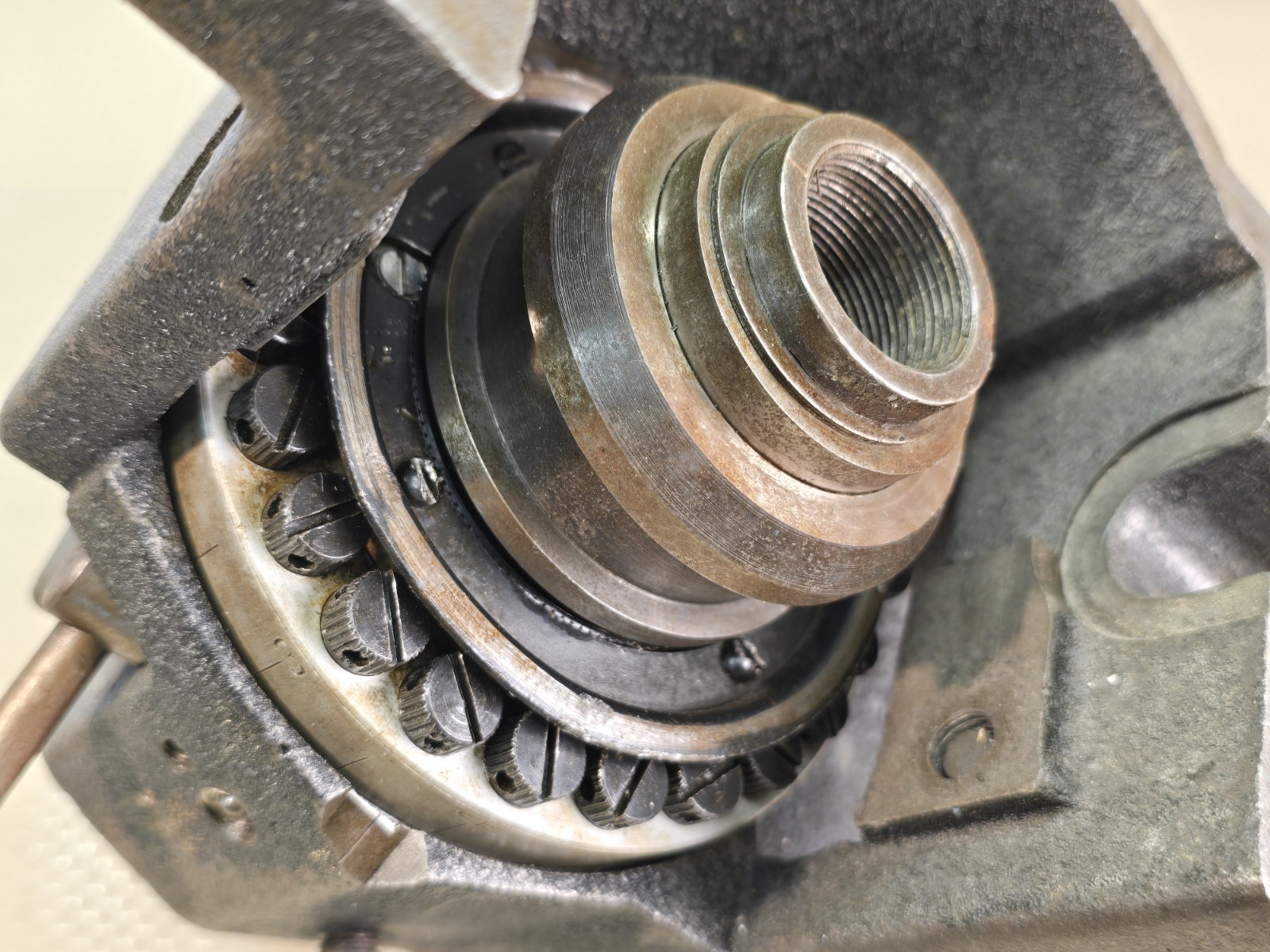 JACOBS #500 RUBBERFLEX HORIZONTAL VERTICAL INDEXING FIXTURE w/ COLLETS